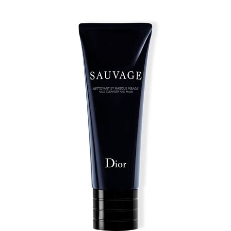 dior custom face mask|sauvage face cleanser and mask.